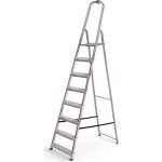 Escabeau 8 marches dura alu pliable hauteur plateforme 162cm hostrom