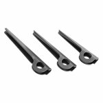 Escalade equipement singing rock piton v - singing rock - acier - blanc