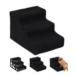 Relaxdays escalier à 3 marches pour petits / gros chiens atteindre canapé / lit revêtement en tissu 30x35x45 c ... Relaxdays escalier à 3 marches pour petits / gros chiens atteindre canapé / lit revêtement en tissu 30x35x45 c ...