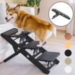 Escalier pour chien canap� & lit 2 - en - 1 rampe chien r�glable en hauteur pour canap� 18 - 50 cm - ...