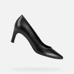 Escarpin - geox - bibbiana - noir - confortable - respirant - talon moyen
