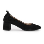 Escarpins classique  talon carr en cuir femme helene rouge