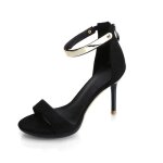 Escarpins femme bout pointu - noir - aiguille - taille 40
