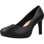 Escarpin femme - clarks - 113850 noir - tige textile - fermeture pression - semelle gomme Escarpin femme - clarks - 113850 noir - tige textile - fermeture pression - semelle gomme