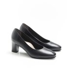 Damart - escarpins unis ou imprim� python - noir