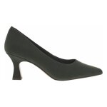 Escarpins femme - marco tozzi - talon dcroch moyen - kaki - blanc - textile - bobine