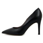 Escarpin femme - osvaldo pericoli - cuir souple noir - talon fin 9cm - confortable