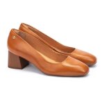 Escarpins femme - pikolinos - murcia w9p - 5773 - talon large - marron - cuir
