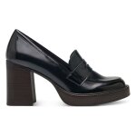 Escarpins femme - tamaris - 2445041 - talon aiguille - cuir noir