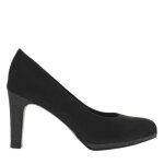 Escarpins - marco tozzi - noir - talon aiguille - basse - textile