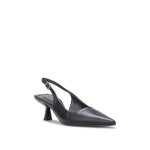 Escarpins slingback en simili � bout pointu. dot�s dune bride r�glable � larri�re avec boucle en strass. ...