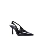 Escarpins slingback vernis � talon. pour femme - escarpins - la modeuse