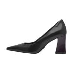 Escarpin  talon cuir tamaris - noir comb