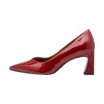 Escarpins talon à enfiler - tamaris - rouge - talon large - femme - confort exceptionnel Escarpins talon à enfiler - tamaris - rouge - talon large - femme - confort exceptionnel