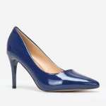 Escarpins vernis dot�s dun talon aiguille. pour femme - escarpins - la modeuse