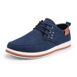 Espadrille hommes - funmoon - toile - bleu - haute qualit