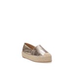 Espadrilles en simili textur� � plateforme. dot�es dune plateforme en cordage tress�. mod�le avec coutures ...