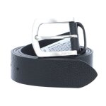 Esprit ceinture noir en cuir pour homme - dave belt 100047