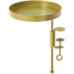 Esscherts garden support � plantes rond � fixer hauteur r�glable dor� 24. 6 x 18 cm