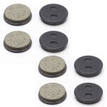 Estink plaquette de frein  disque de vlo de montagne 4 pices bb5 m446 vtt vlo lectrique ctone rsine ...