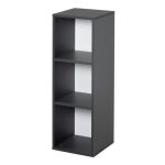�tag�re pour chambre denfant - roba - 3 cases - anthracite