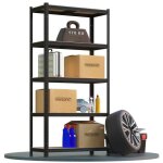 tagre charge lourde noire 180x90x40cm 5 plateaux mdf max 875kg tagre mtallique modulable rangement ...