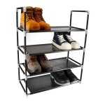 tagre  chaussures - capacit 12  16 paires de chaussures - 4 niveaux - 57 x 27 x 72 cm - porte - ...