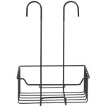 Etagre de douche milo panier douche  suspendre inox noir