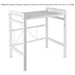 Étagère à épices de cuisine pour micro ondes en acier au carbone blanc 40 / 64 x 45 x 365 cm - fasike ... Étagère à épices de cuisine pour micro ondes en acier au carbone blanc 40 / 64 x 45 x 365 cm - fasike ...