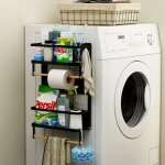 Etag�re � �pices murale pour cuisine - homewell - 40x30x11cm - noir