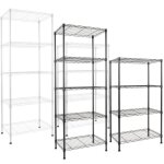 tagre en mtal rocky 4 / 5 tagres noir 90 x 60 x 200 cm charge max : 250 kg