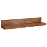 Wohnling bois massif �tag�re murale sheesham wandboard �tag�re en bois massif meubles cm 110