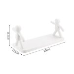 �tag�re murale - mothinessto - installation sans trou - plastique durable - grande capacit� - salle de ...