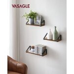 Vasagle Étagère murale tablette flottant lot de 3 2 façons de montage Étagère de rangement suspendue ... Vasagle Étagère murale tablette flottant lot de 3 2 façons de montage Étagère de rangement suspendue ...