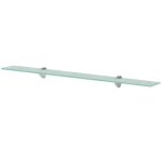 �tag�re murale en verre - vidaxl - 90 x 10 cm - contemporain - design