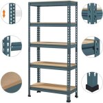 Etagères de rangement metallique - 150 x 70 x 30 cm - charge lourde 150 kg par niveau - atelier / garage ... Etagères de rangement metallique - 150 x 70 x 30 cm - charge lourde 150 kg par niveau - atelier / garage ...