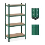 Relaxdays Étagère à charge lourde 4 niveaux hlp 156 x 80 x 40 cm supporte jusqu?à 280 kg métal cave garage ... Relaxdays Étagère à charge lourde 4 niveaux hlp 156 x 80 x 40 cm supporte jusqu?à 280 kg métal cave garage ...