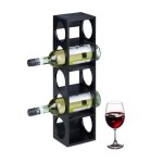 Relaxdays Étagère à vin pour 5 bouteilles en bambou hxlxp : 53x14x12 cm cuisine cave à vin et bar à poser ... Relaxdays Étagère à vin pour 5 bouteilles en bambou hxlxp : 53x14x12 cm cuisine cave à vin et bar à poser ...