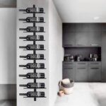Étagère À vin en métal noir pour 10 bouteilles porte - bouteilles support de rangement en métal noir ... Étagère À vin en métal noir pour 10 bouteilles porte - bouteilles support de rangement en métal noir ...