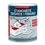 Peinture r�sine d�tanch�it� toiture r�paration tuiles fissures anti fuites d�core prot�ge plusieurs coloris ...
