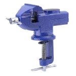 Etau d�tabli 60mm acier avec enclume plateau 360 degr�s