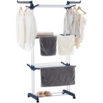Étendoir À linge pliable séchoir À linge 4 niveaux tancarville acec ailes latérales extensibles avec ... Étendoir À linge pliable séchoir À linge 4 niveaux tancarville acec ailes latérales extensibles avec ...