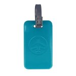 tiquette bagage couleur motif bleu canard ? fabrication franaise ? pvc vernis ? protection des donnes ...