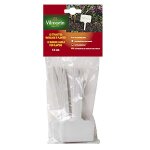 tiquette de marquage - vilmorin - standard - plastique - blanc - 10 cm x 2 cm
