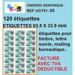 tiquette pour timbre 5 planches de 24 tiquettes soit 120 tiquettes pour timbre 635 x 339 mm l7159