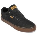 Etnies barge ls chaussure de skate homme noir / gum / argent� - lacets talon plat tige textile