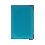 Color pop porte - cartes vernis 12 cartes ? bleu canard? fabriqu� en france ? organiseur cartes fid�lit� ...
