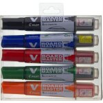 Marqueur pour tableau blanc pilot begreen v - board master pte moyenne biseautée assortis Marqueur pour tableau blanc pilot begreen v - board master pte moyenne biseautée assortis