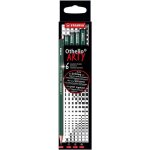 Crayon graphite - stabilo - othello - assortiment de mines - 6b  4h - 6 pices