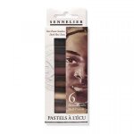 Etui de 6 demi pastels � l�cu sennelier portrait peaux fonc�s
